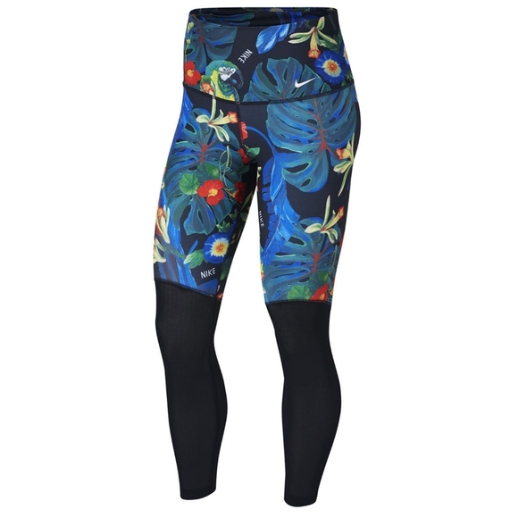 Nike tropical legging with mesh L - Picture 3 of 8